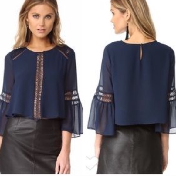 NWT TULAROSA Deep Indigo Top Size XS - Picture 5 of 11